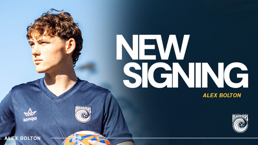 Central Coast Mariners sign Alex Bolton on a scholarship deal
