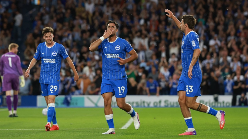 Brighton score four against Tromso to reach the Conference League