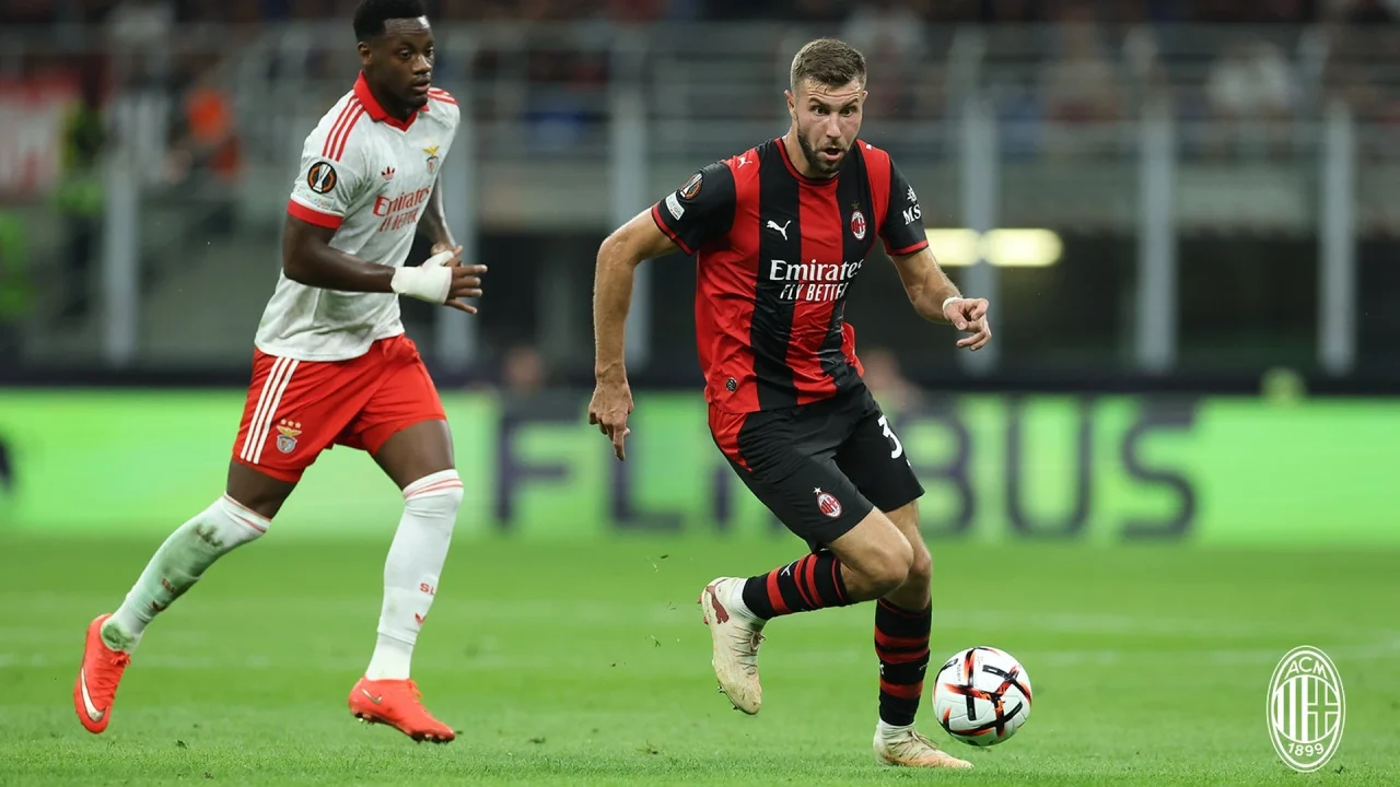 Benfica block central passes and beat Milan 2-0 in the Europa League