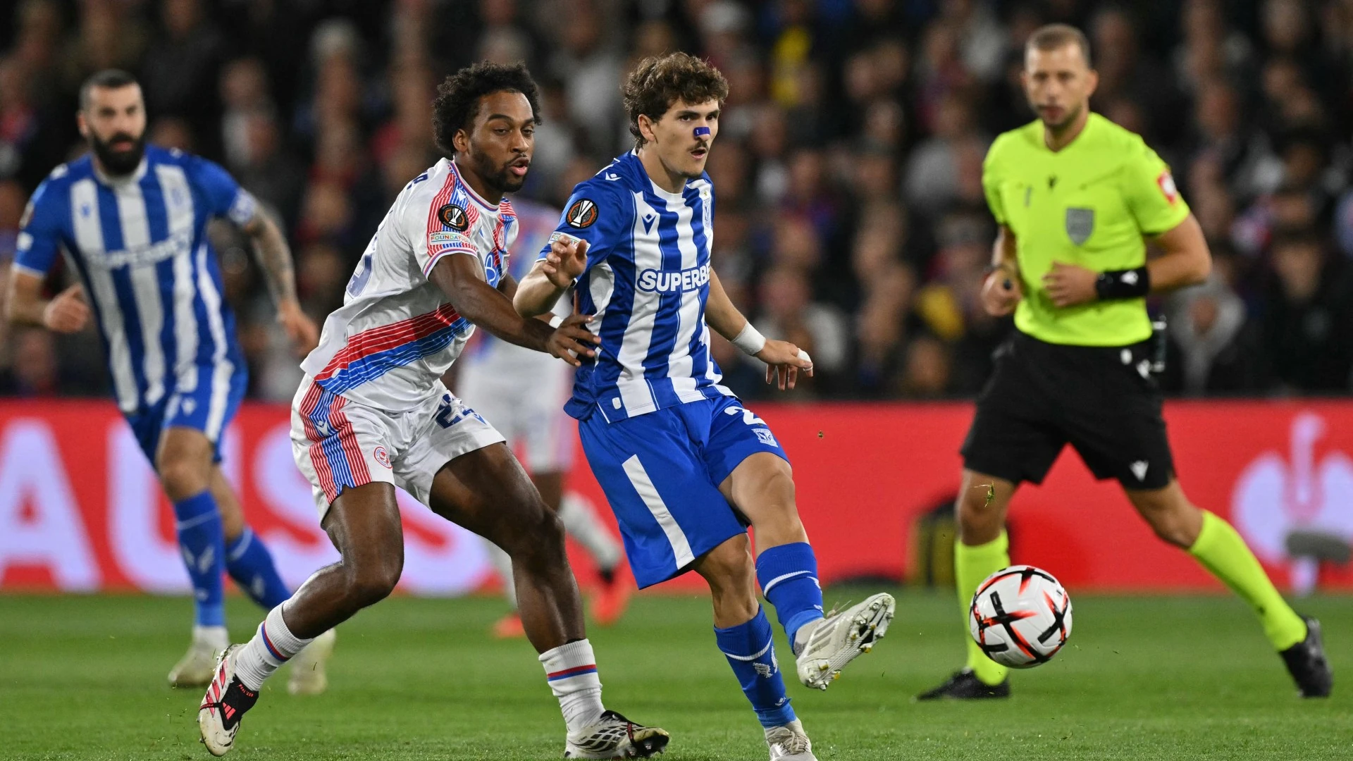 Crystal Palace score four in a commanding Europa League start against Lech Poznan