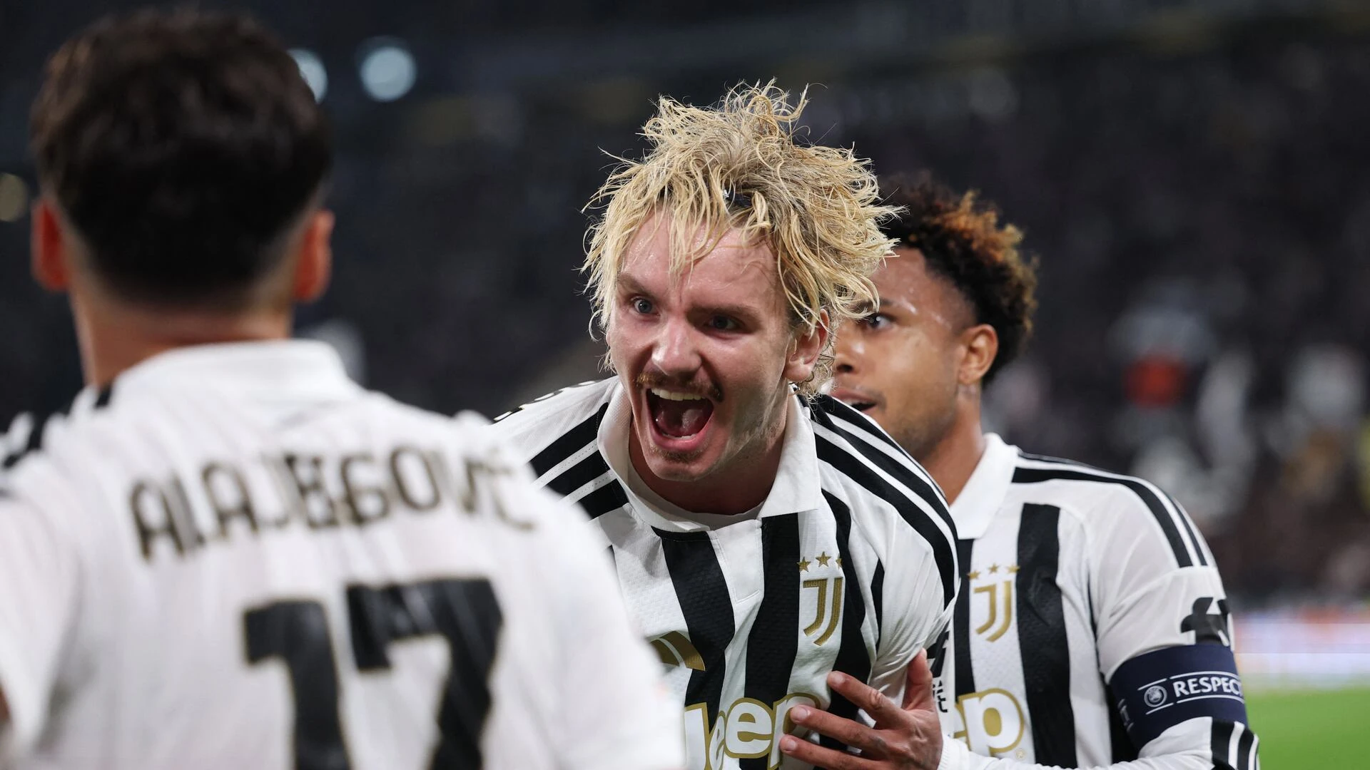 Juventus open the Europa League with five unanswered goals against NEC
