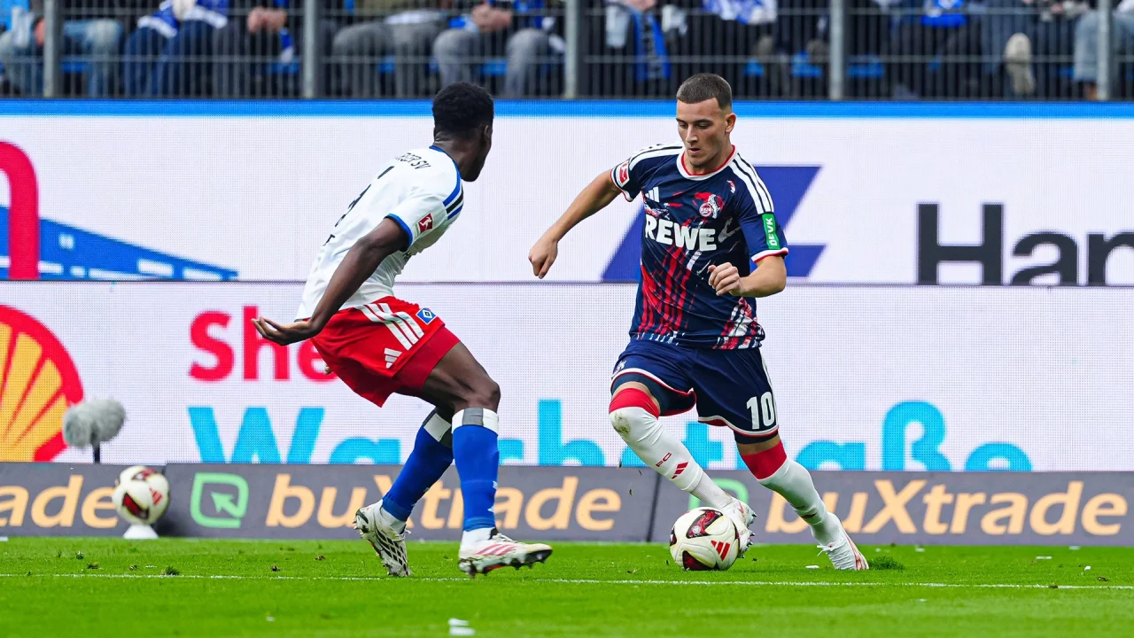 Hamburg maintain control to overcome Cologne 2-1